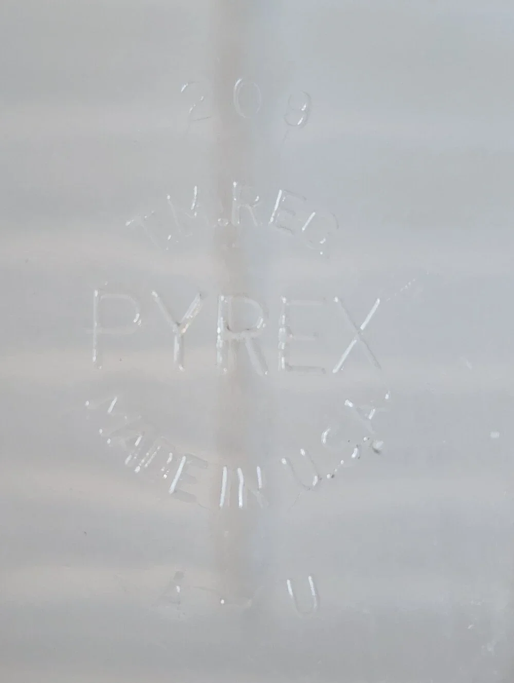 Pyrex Set Of 4 Clear Glass Pie Dish Ovenware Set, Light Signs Of Wear, No Chips